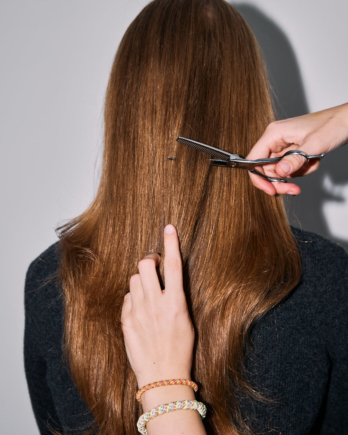 SLIM CORAL GLITTER STRIPE