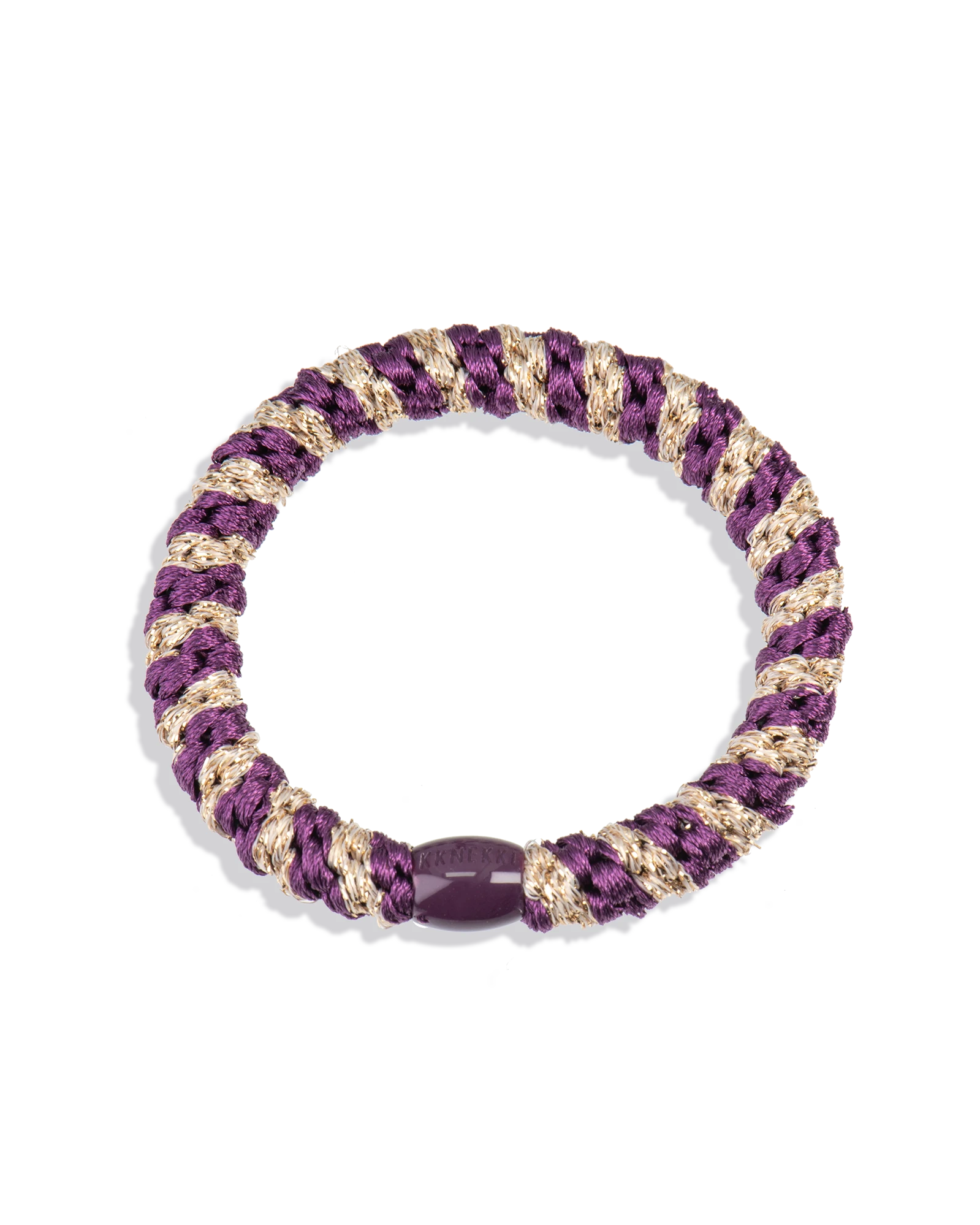 GRAPE-BEIGE GLITTER STRIPE