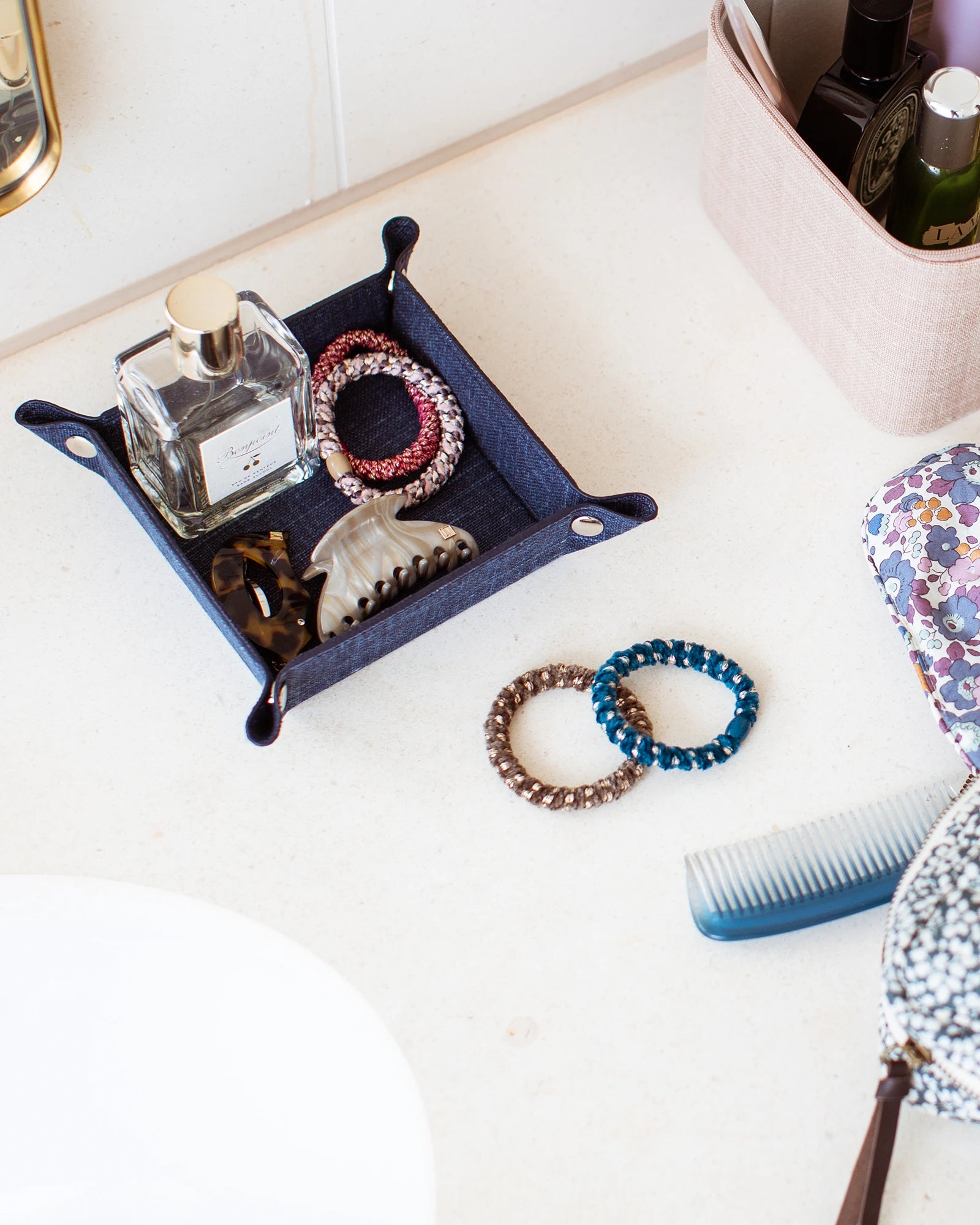 VELVET STRIPE FADED BROWN