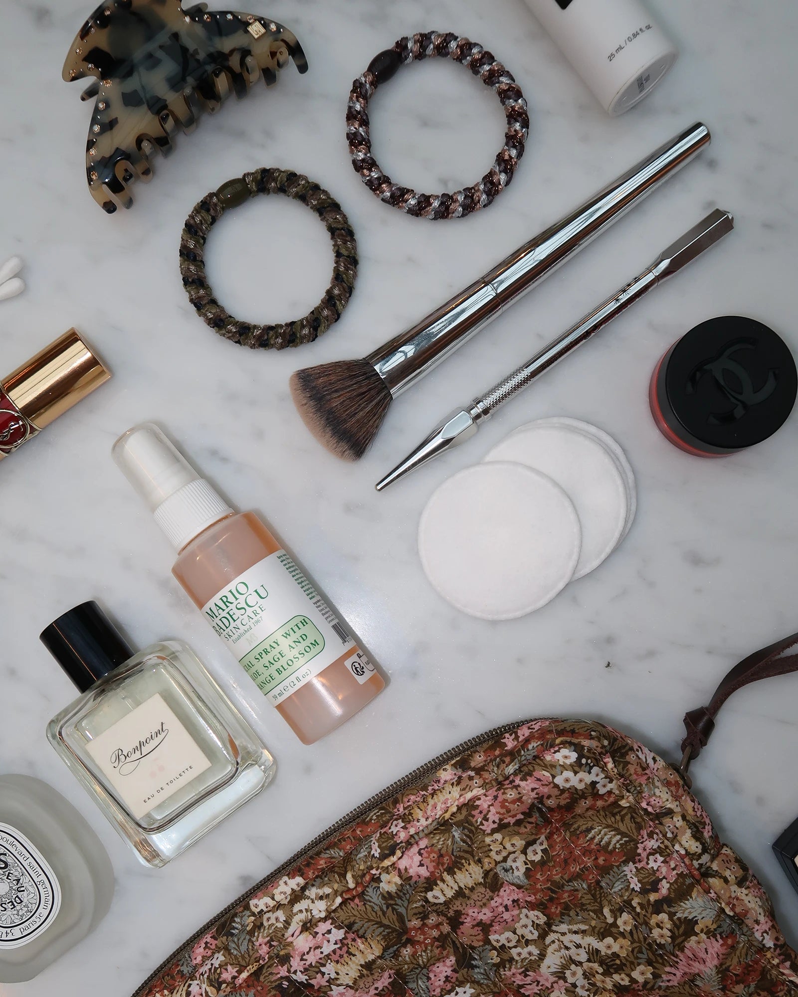 MIX BROWN SILVER GLITTER