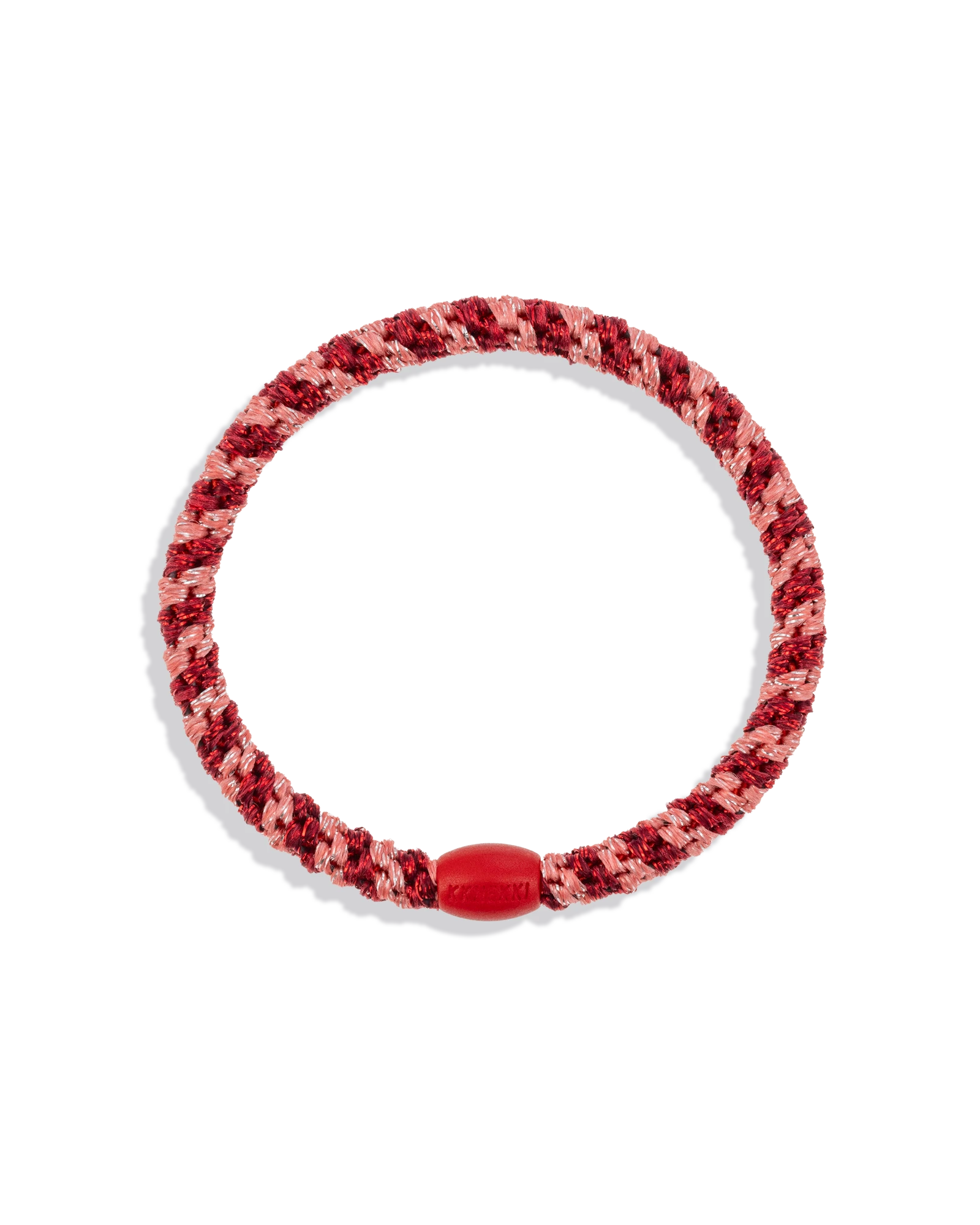 SLIM CORAL BORDEAUX GLITTER STRIPE