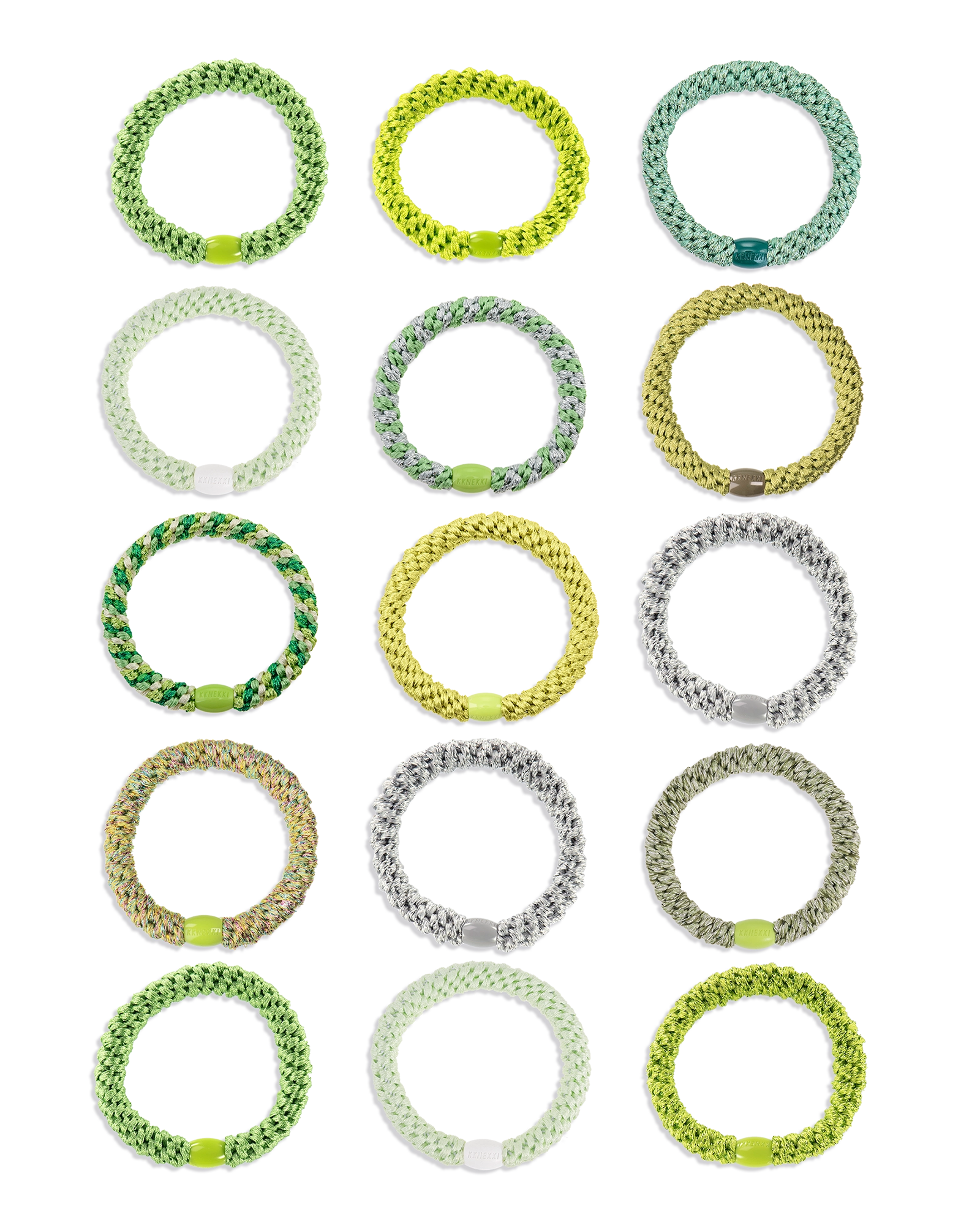 LIME SELECTION • 15 HAIR TIES