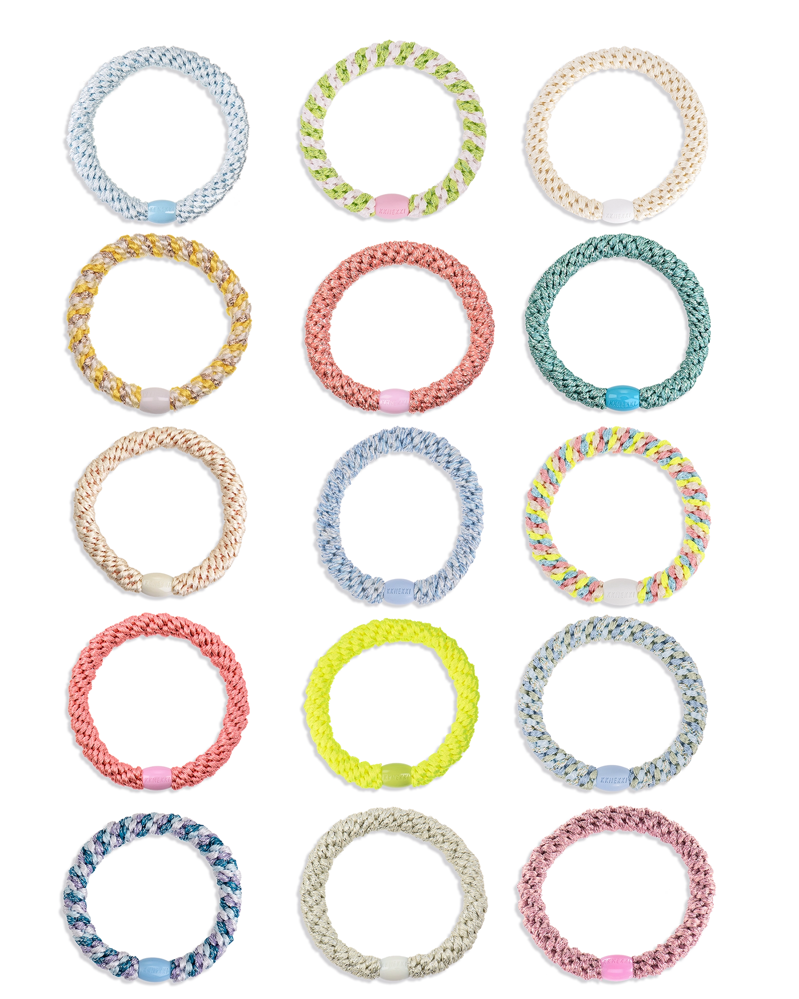 SUMMER SELECTION • 15 HAIR TIES SUMMER SELECTION • 15 HAIR TIES