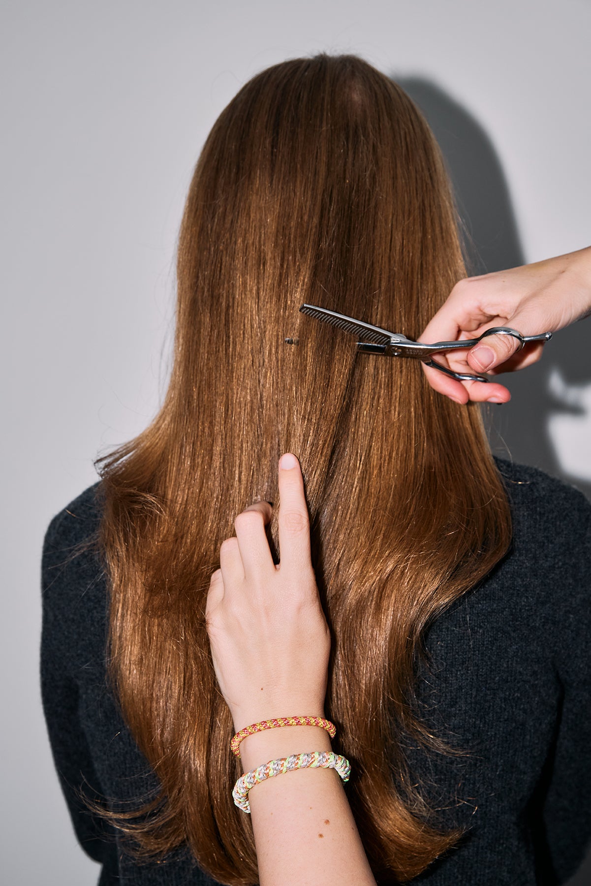 SLIM CORAL GLITTER STRIPE