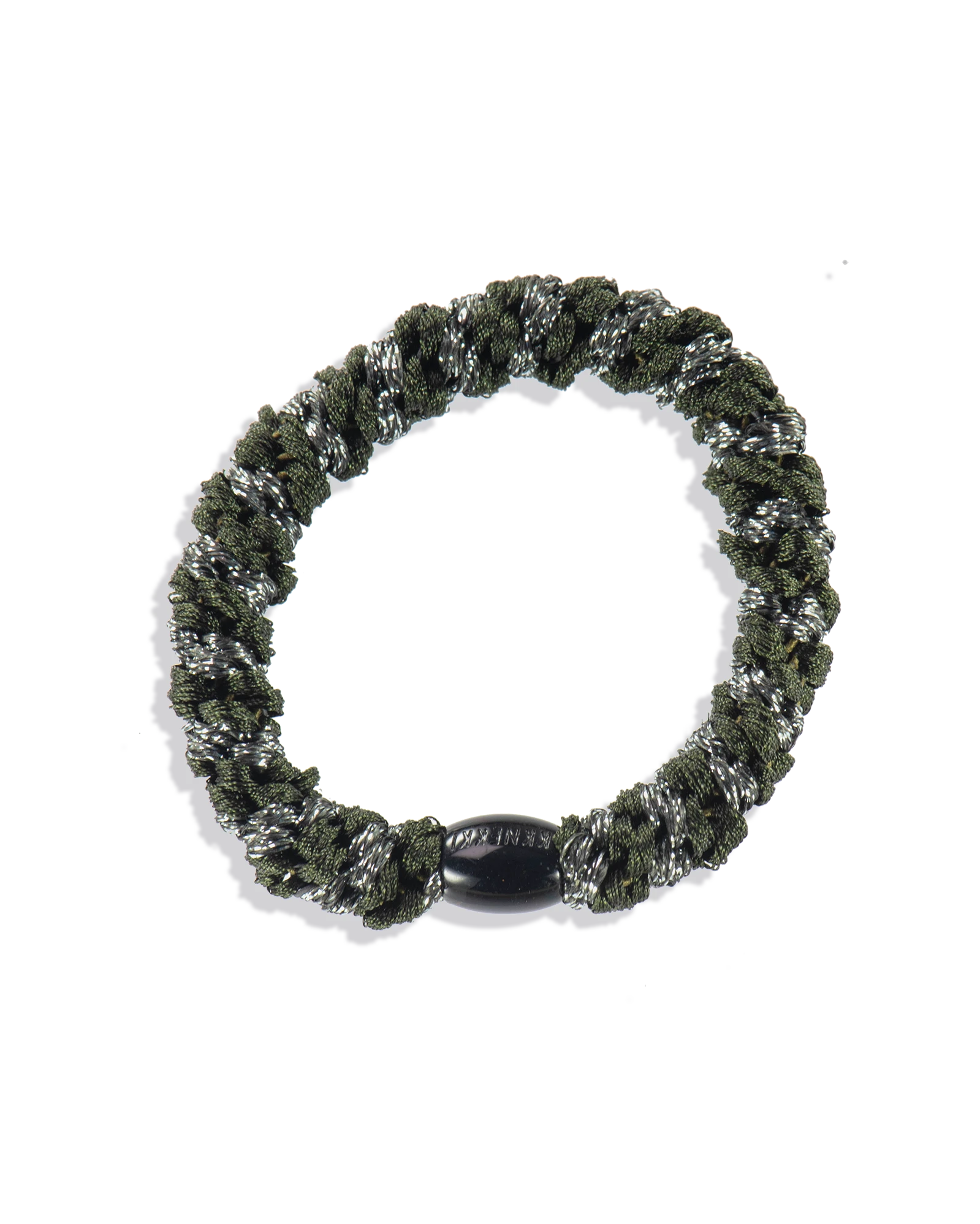 BOTTLE GREEN-DARK GREY GLITTER