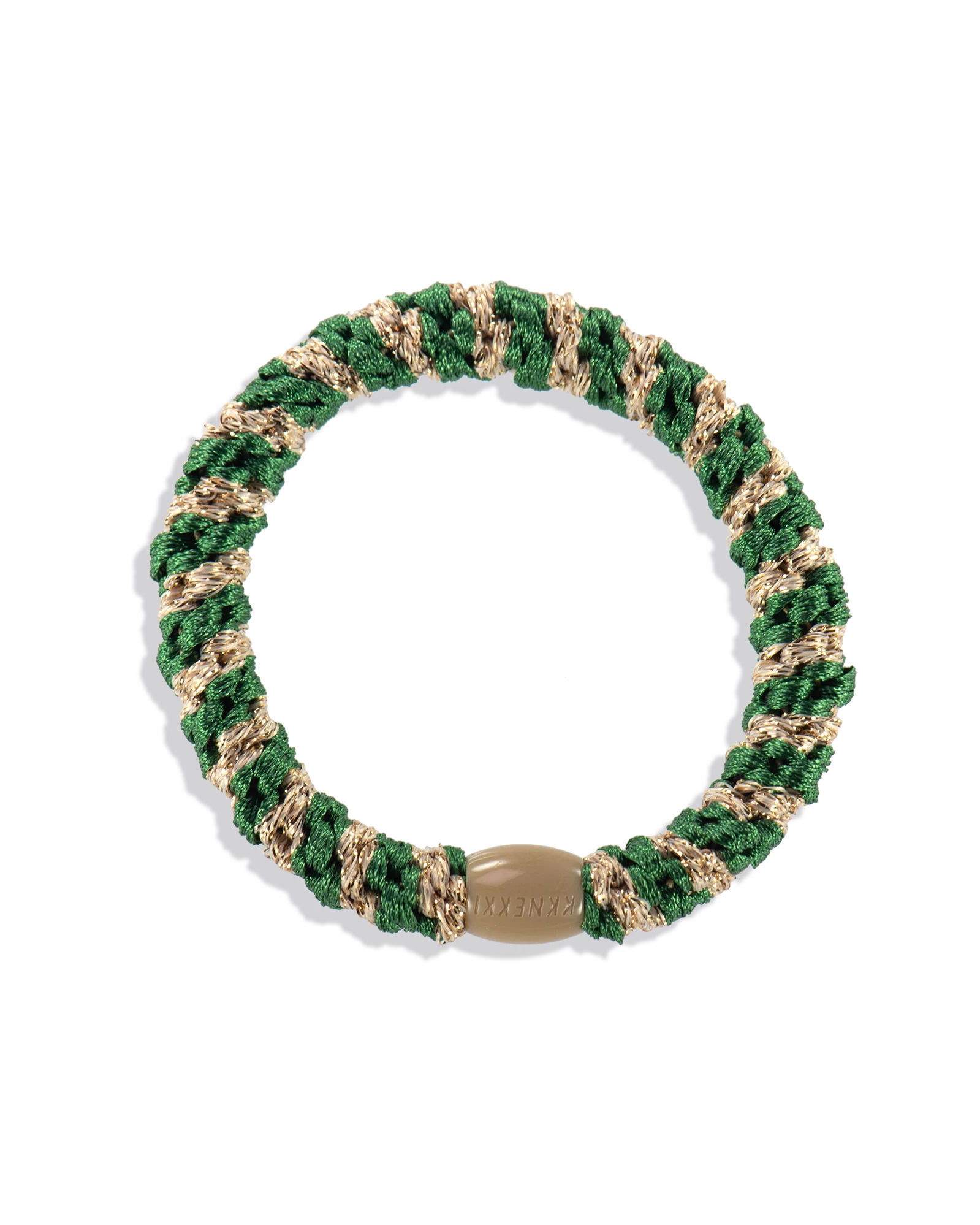 FORREST GREEN-BEIGE GLITTER STRIPE