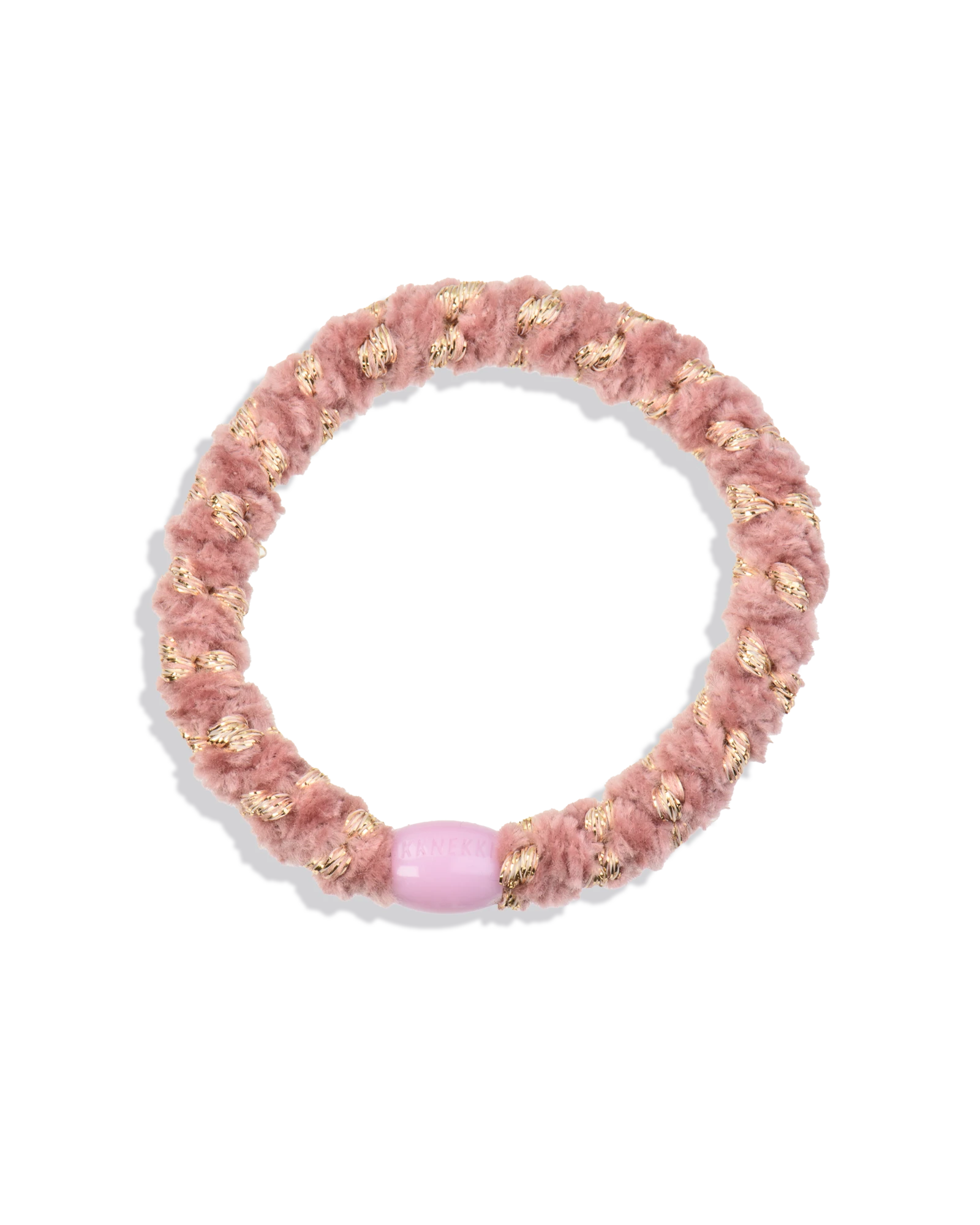 VELVET STRIPE DUSTY ROSE