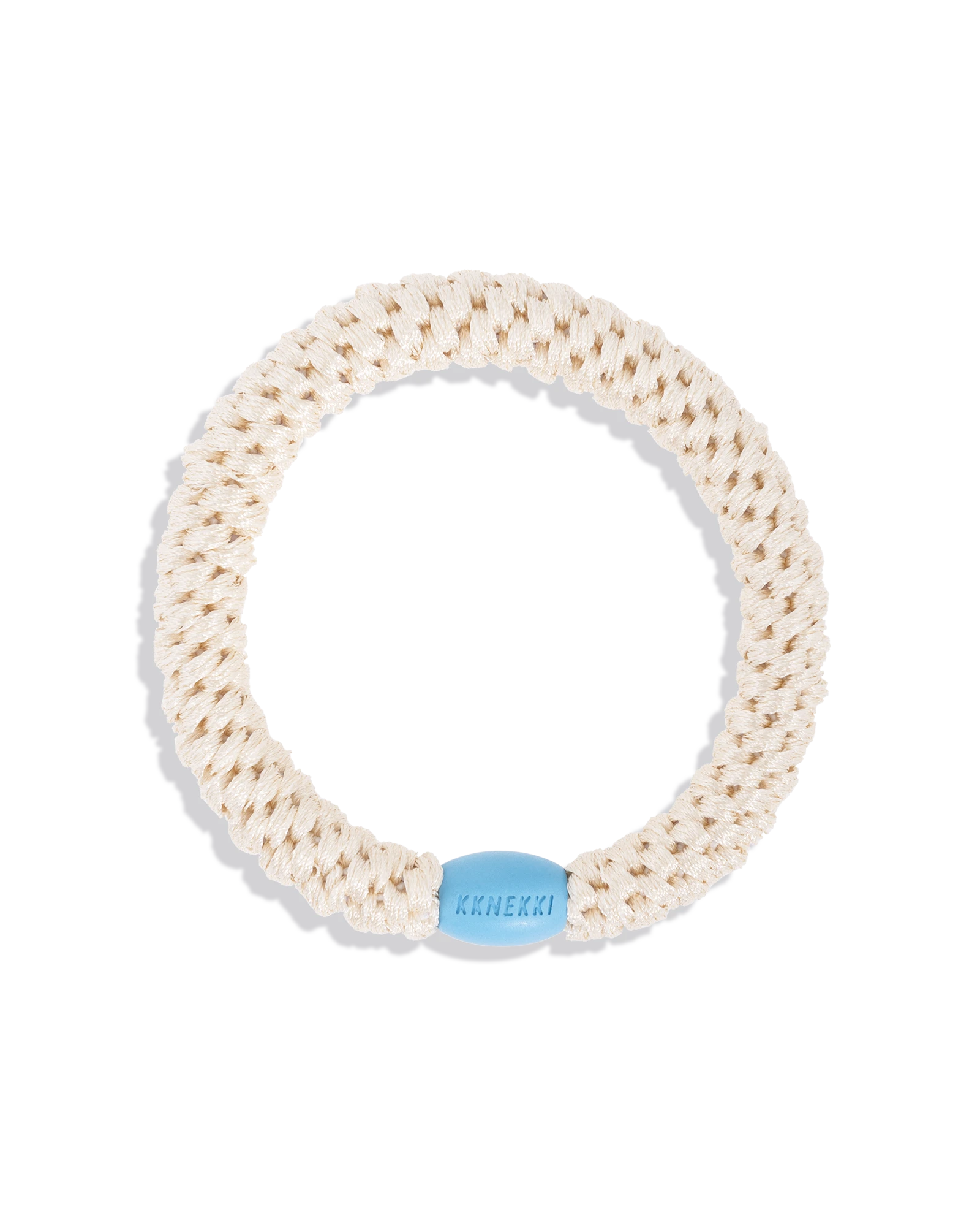 IVORY BLUE BEAD