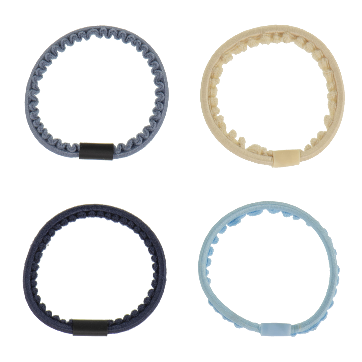 Image of Kknekki thin hair ties 4pcs style 3- from Kknekki original hair ties