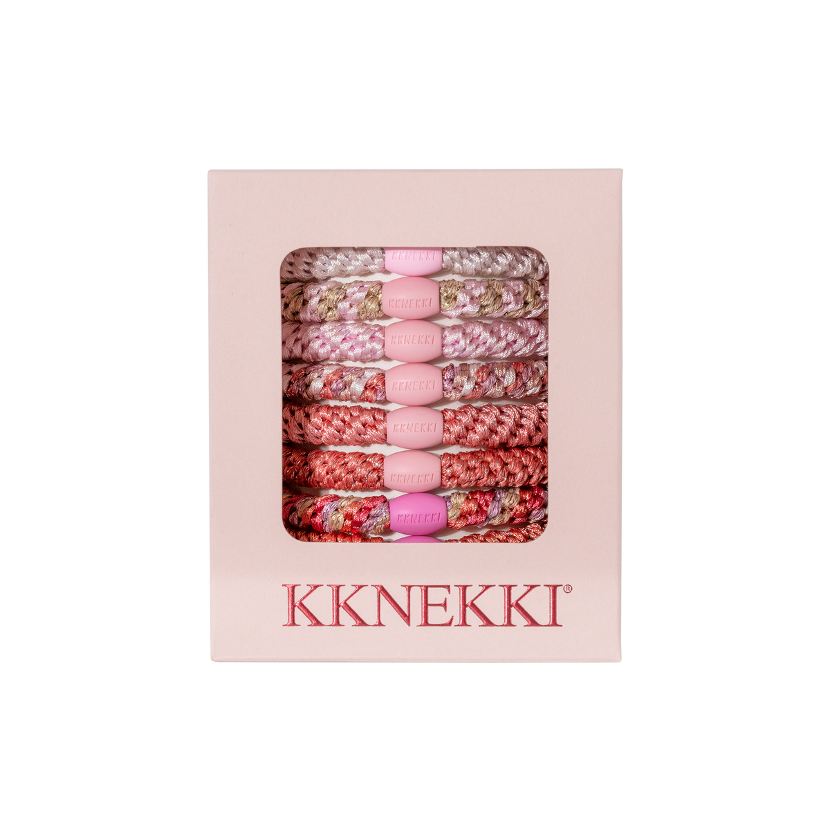 KKNEKKI Pink Hair Ties – Sweet to Strong