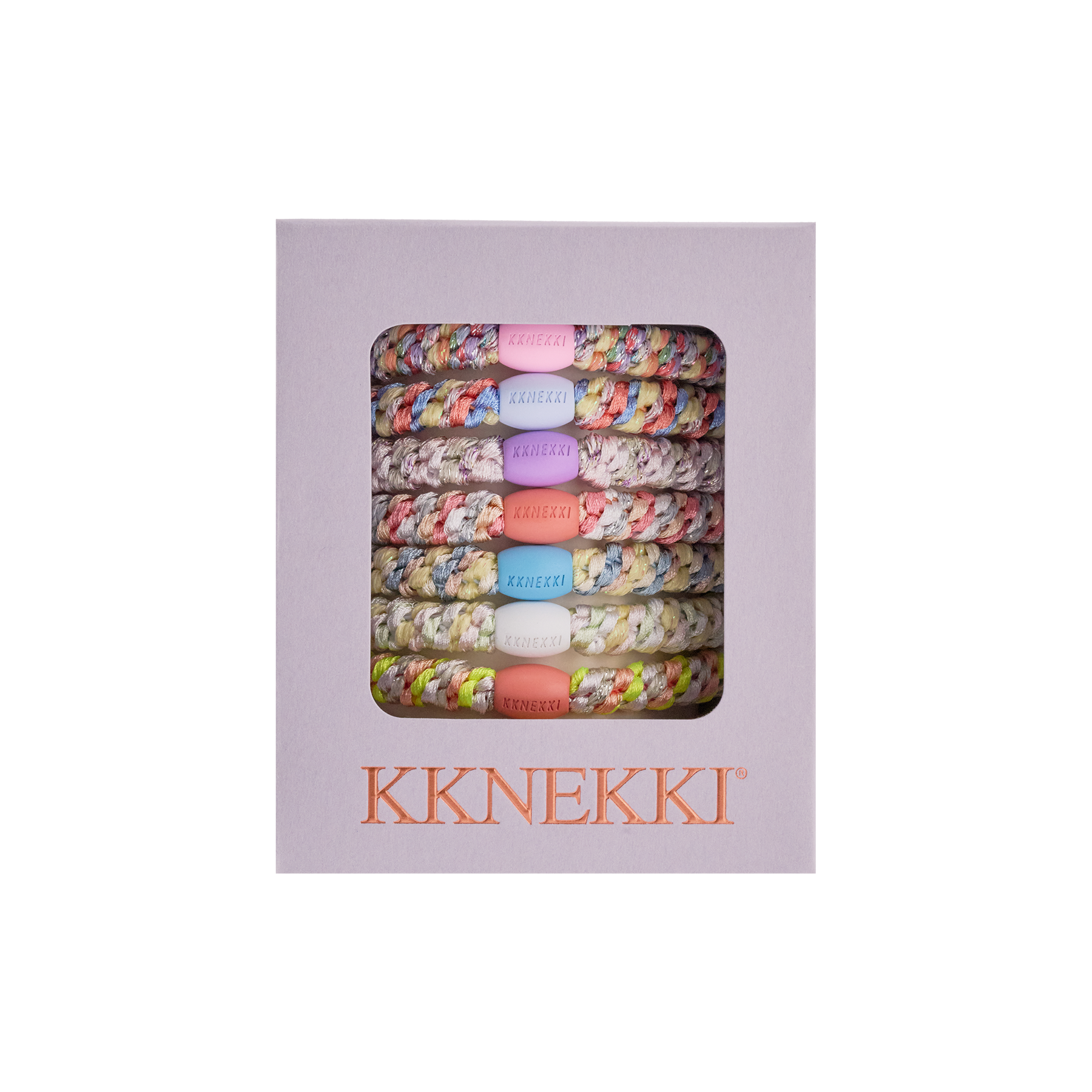 BUBBLE GUM EDITION • 8 HAIR TIES