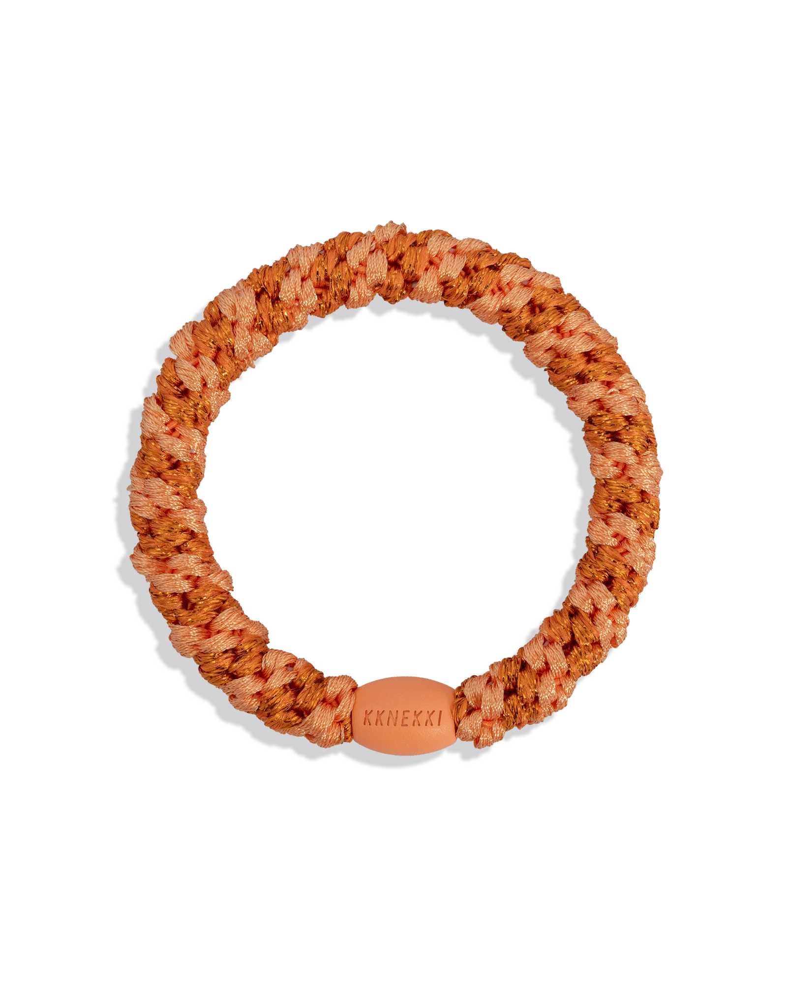 STRIPE FADED ORANGE GLITTER