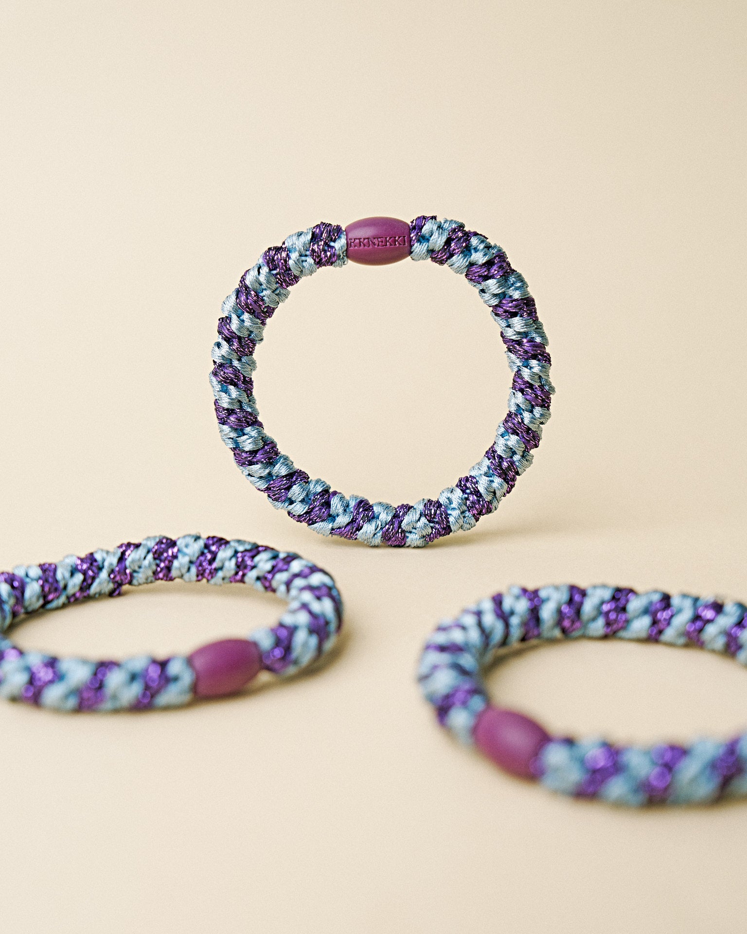 SEABLUE DARK PURPLE GLITTER STRIPE