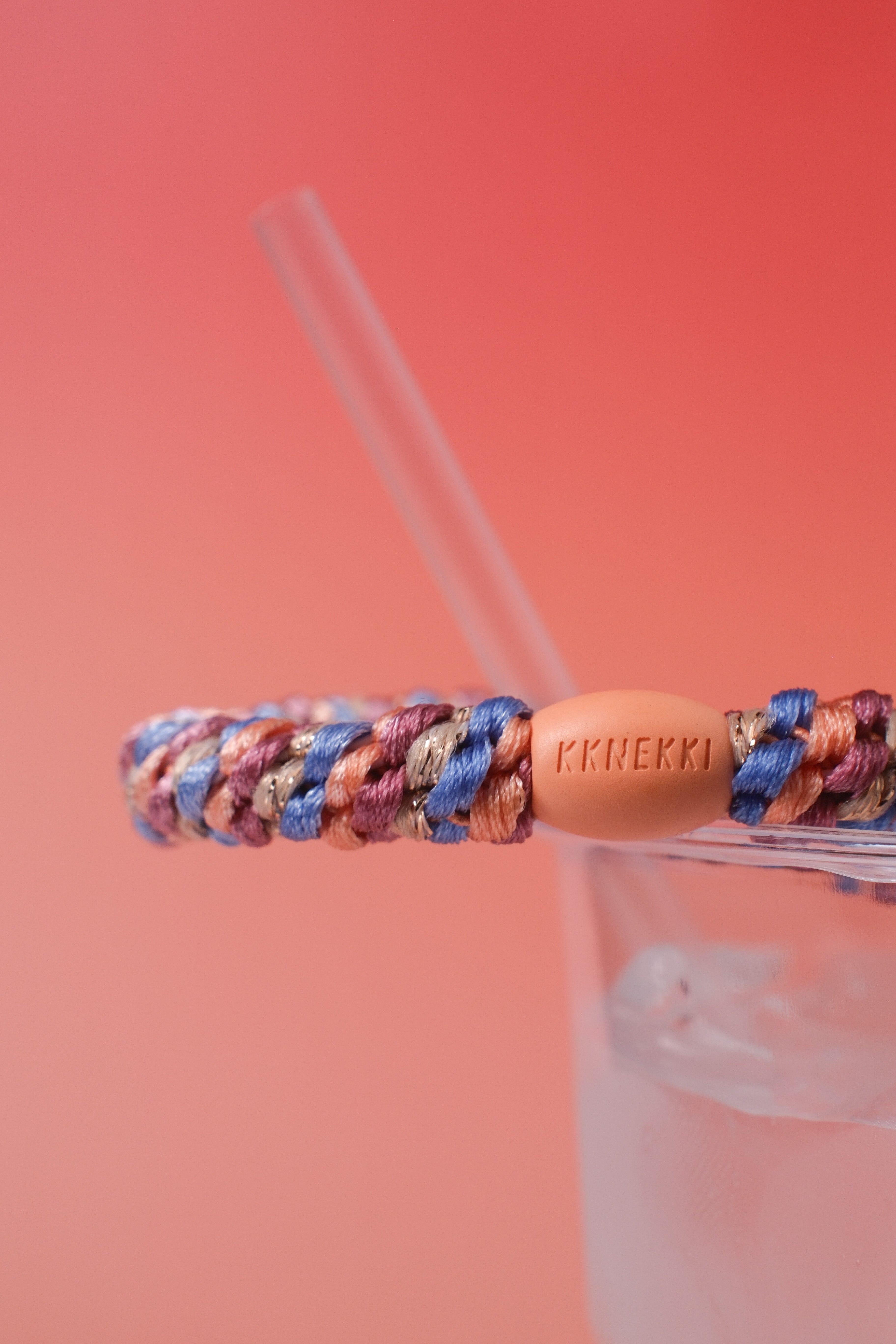 MIX PEACH BLUE GLITTER