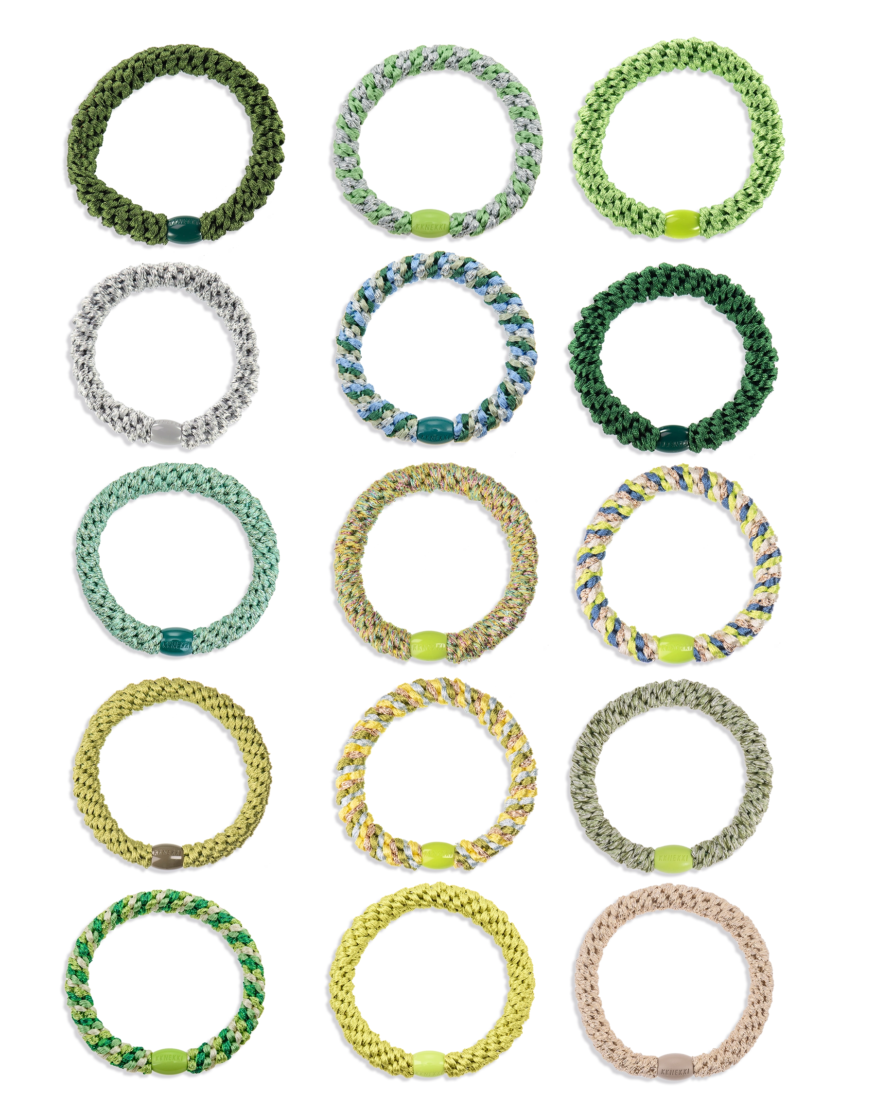 GARDEN SELECTION • 15 HAIR TIES