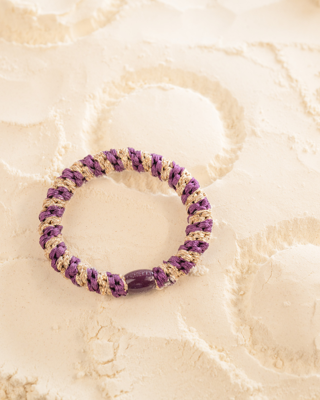 GRAPE-BEIGE GLITTER STRIPE
